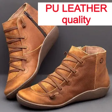 British Style Vintage Leather Boots For Those Who Like To Be Fashionable