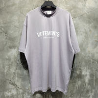 2023ใหม่จำกัด Editon Vetements เสื้อยืดผู้ชายผู้หญิงด้านคุณภาพจดหมายพิมพ์ขนาดใหญ่ Vetements เสื้อยืด Tops Tee ผู้ชายเสื้อผ้า