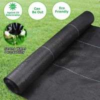 【YF】 PP Woven Weed Control Fabric for Plant Anti Grass Agricultural Mulch Cloth Greenhouse Weeding Mat Water Permeable