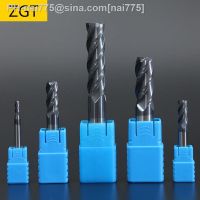 ZGT Endmills Alloy Carbide Tungsten Steel Milling Cutter End Mill HRC50 4 Flute 4mm 6mm 8mm 10mm 12mm Metal Cutter Milling Tools