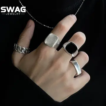 China Factory Alloy Skeleton Open Cuff Rings, Gothic Chunky Ring for Men  Women US Size 8(18.1mm) in bulk online - PandaWhole.com