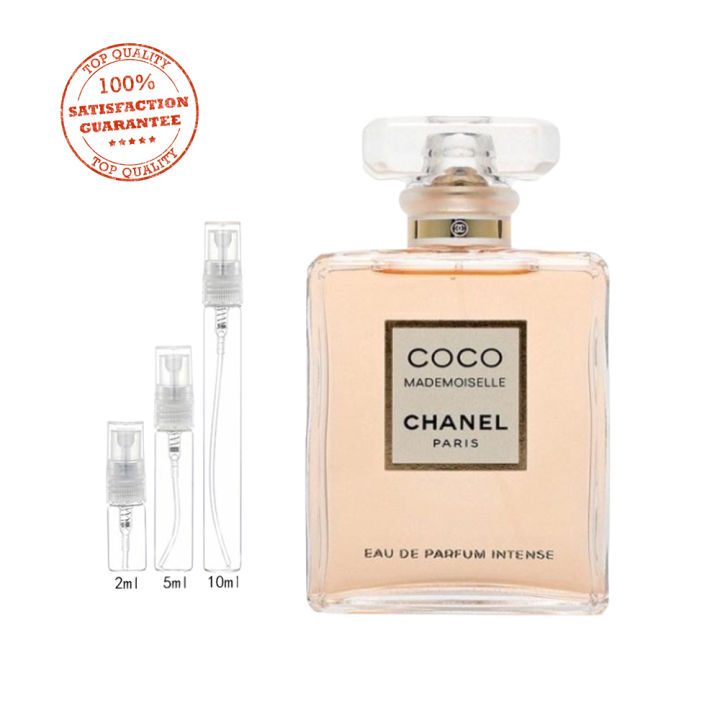 น้ำหอม-coco-mademoiselle-intense-น้ำหอมติดทนนาน24-edt-perfume-2ml-5ml-10ml-ทดลองใช้น้ำหอม-women-กลิ่นหอมติดทนนาน