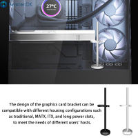 การ์ดจอพัดลมระบายความร้อนอัลลอยอะลูมิเนียมการ์ดจอที่ยึดรองรับกรอบแจ๊คปรับได้ขาตั้ง
