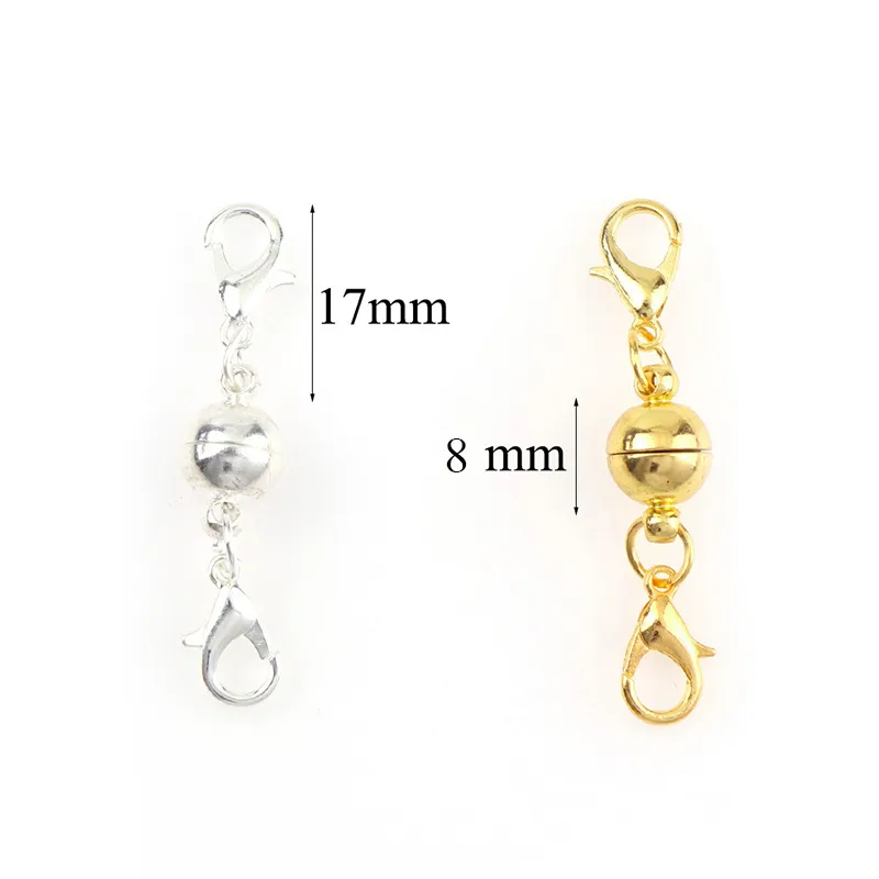 5PCs/10PCs Useful Extender New DIY Magnetic Clasps Jewelry Making Supplies  Connector Hook Necklace Bracelet Connector Buckle