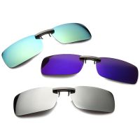 Detachable TAC Lens Driving Metal Polarized Clip On UV400 Sunglasses Car Driver Goggles Night Vision Glasses