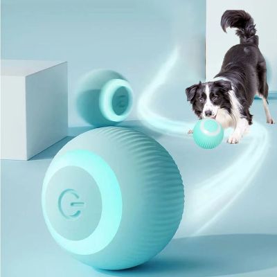 แมวและของเล่นสุนัขลูกบอลไฟฟ้าลูกบอลอัจฉริยะแมวอัตโนมัติบอลกลิ้งชาร์จ Usb มีเสียงไฟลูกบอลของเล่น YY ร้านค้า
