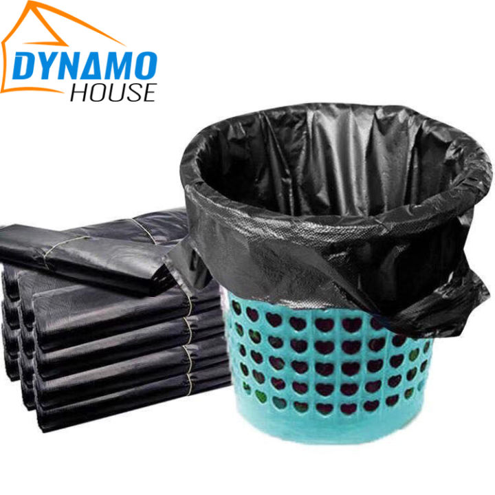 50pcs Trash Bags Large Capacity Trash Bag Disposable Thickened