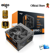 Aigo GP650 PC ATX Power Supply Units Rated 650W Max 850W 80plus Bronze PSU