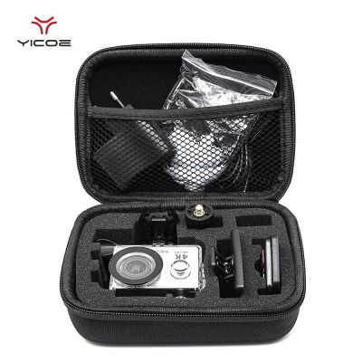 อุปกรณ์เสริม Gopro กระเป๋าเก็บรวบรวม Eva ขนาดเล็กกล่องเก็บของสำหรับ Hero7/6/5/4/3 Sjcam Sj4000กล้องแอคชั่นแคมเมรา Xiomi Yi 4K
