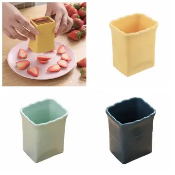 Wholesale Vegetable Cup Slicer With Push Plate Fruit Slicer Cup