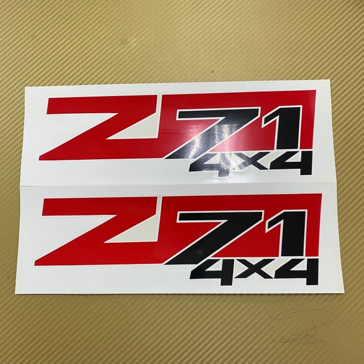 สติกเกอร์ Z71 ติดข้างท้ายกระบะ CHEVROLET ราคาต่อคู่