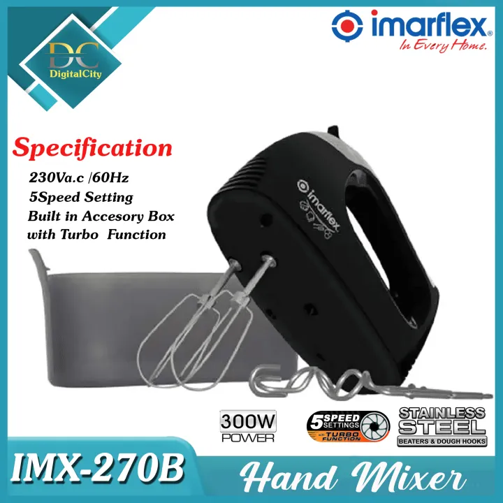 Imarflex IMX270B Electric Hand Mixer Lazada PH
