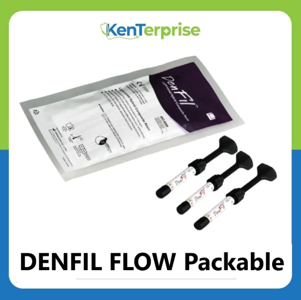 DENFIL FLOW Packable Light Cured Composite Resin (A1,A2, A3, A3.5