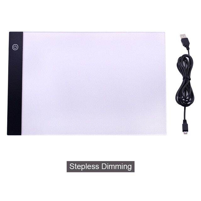 CHIPAL A4 LED Drawing Tablet Digital Graphic Tablets Electronic USB