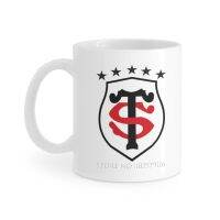 【lz】☏  Stade Toulousain 5 Estrelas Copo De Café Caneca Branca Leite Copos De Chá Presente Para Amigos Rugby Stadetoulousain Toulouse St Copos De Café