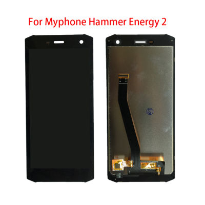 100 Diuji Paparan LCD Unmyphone Hammer Energy 2 LCD หน้าจอสัมผัสแอลซีดีดีจิไทเซอร์ประกอบจอแสดงผล