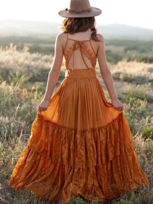 〖jeansame dress〗เจ้าหญิงสาวลูกไม้ผ้าฝ้ายชุดยาวเด็กเด็กดอกไม้สาวงานแต่งงานงานเลี้ยงวันเกิด Vestidos เด็กเสื้อผ้าสำหรับ3-15ปี