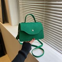 [COD] bag womens 2022 autumn new fashion simple casual diagonal solid portable shoulder