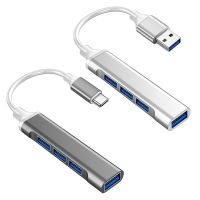 【LZ】✼✴✕  Hub usb de alta velocidade 4 portas usb 3.0 hub tipo c divisor 5gbps para computador acessórios multiport hub 4 usb 3.0 2.0 portas