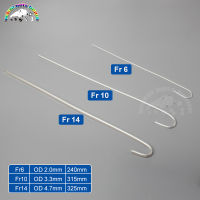 10Pcs Dispossable Endotracheal Intubation Stylet Fr6 Fr10 Fr14 Sterile Tracheal Intubation Guide Wire