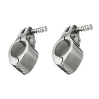 ISURE MARINE 2Pcs Jaw Slide Hinged 22/25mm Bimini fitting Top Stainless Steel Boat Hardware 22mm