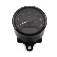 “：{}” Motorcycle Multi-Ftion LCD Digital Odometer Tachometer Speedometer Gauge For Honda Cafe R Boer 2-4 Cylinders Universal