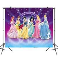 125*80ซม. ปราสาท Palace Princess Tapestries การถ่ายภาพพื้นหลังผ้า Theme วันเกิดเด็ก Party Photo Props