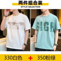 Puremens short sleeve T-shirt 2021 new popular logo loose boys half sleeve unlined upper garment to renderon the summer clothes