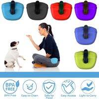 Portable Training Dogs Bag Pet Snack Waist Cat Snack Bait Obedience Outdoor Silicone Feed Storage Pocket Pets Supplies