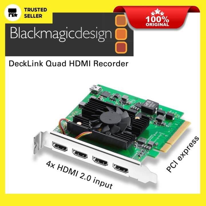 Blackmagic Design DeckLink Quad HDMI Recorder Capture Card