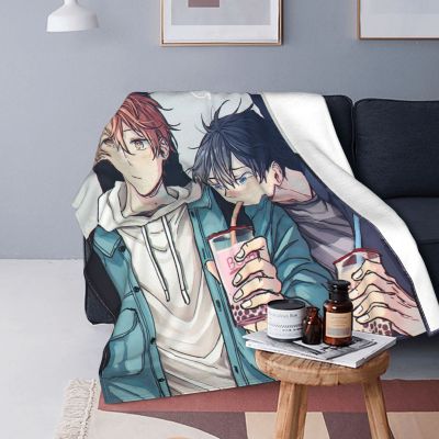 （in stock）Cartoon pattern Flannel blanket, mountain Flannel blanket, satin Mafu Yaoi blanket 200X150cm, suitable for families（Can send pictures for customization）