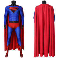 Unlimited Earth Kal ElCosplay Superhero Clark Steel Men S Halloween 3DZenta Print Jumpsuit And Red Cloak