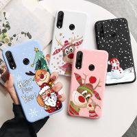 For Huawei P30 Lite P30Pro P30 Pro Case Christmas Xmas Coque Soft Silicone Back Cover For Huawei P30 New Year Fundas Shell Electrical Safety