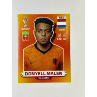 สติ๊กเกอร์สะสม Donyell Malen ฟุตบอลโลก Worldcup 2022 Netherlands ของสะสมทีมฟุตบอล เนเธอร์แลนด์ ฮอลแลนด์