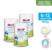 Combo 3 Lon Sữa Bột Công Chức HiPP 2 Organic Combiotic Loại 800g Bổ Sung