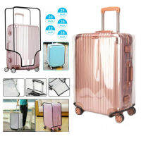 ผ้าคลุมกระเป๋าเดินทางกันน้ำ PVC สีดำโปร่งใสกระเป๋าเดินทางสำหรับ Travel Home 2022242630นิ้ว