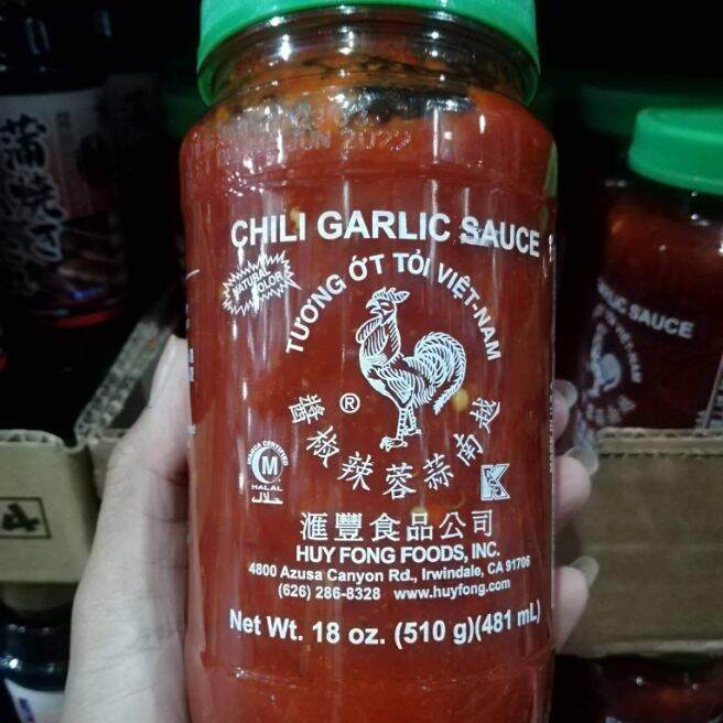 TUONG OT, CHILI GARLIC SAUCE (18oz)(510 grams) (481 mL.) Lazada PH