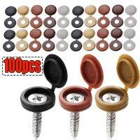 Screw Decorative Cover Cross Screw Nail Cap Folding Buckle Button Protection Cover Car Decoration Nut Nail Cover Bolt Hardware Fasteners