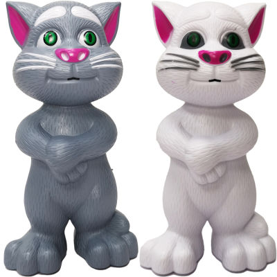 CFDTOYS ตุ๊กตา แมวเล่านิทาน แมวอัดเสียง แมวทอมอัจฉริยะ พูดได้ เวอร์ชั่นภาษาไทย Talking Tom Cat (Thai) คละสี 6079G