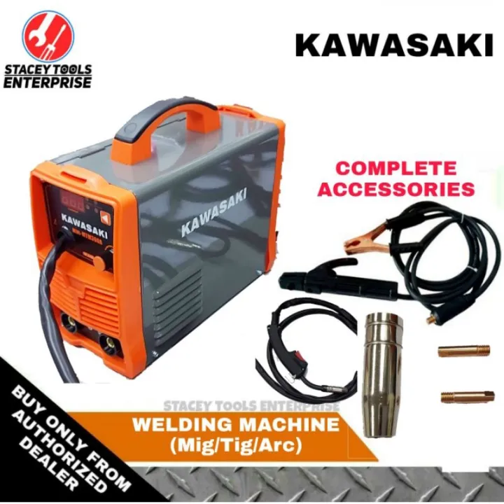Kawasaki Mig Arc Welding Machine 300A Inverter type(Gasless) Mini MTM300A TIG Lazada PH