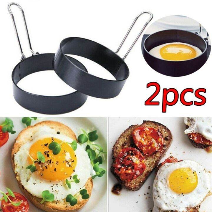 [Same Day Ship] Stainless Steel Omelette Molds 1/2Pcs Home Egg Molder