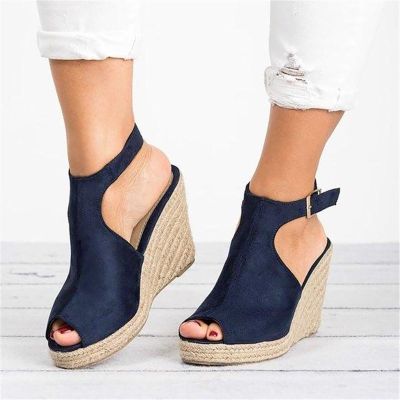 【cw】 2022 Sandals Size 35 43 Platform Wedge Shoes Women 39;s Heels New Clogs Sandalias De Mujer 【hot】 !