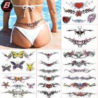 【YF】 Tatoo Stickers Temporary Fun Waist Cover Scar Female Belly