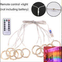 3M 300 LED USB Curtain Lamp Remote control String Light New Year Christmas decoration for home bedroom window Bedroom Wall Decor