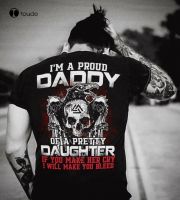 Vahalla Papa Tshirt Im A Proud Daddy Gift For Papa Shirt Daughter Tee Vikings Shirt Tee Shirt