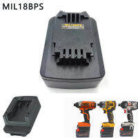 MIL18BPS สำหรับ Milwaukee 18V Li-Ion Black &amp; Deckerporter Cablestanley 18V 20V เครื่องมือแบตเตอรี่อะแดปเตอร์