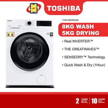 Toshiba washer dryer 8kg 5kg discount