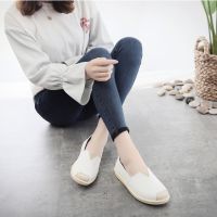 YOGO Ready Stock Women Casual Cloth shoes Light Loafers Slip-On Flats Shoes