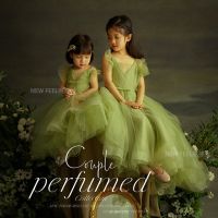 【YF】 Party Mother and Daughter Matching Dresses Cocktail Luxury Designer Evening Gowns Girls Prom Wedding Gala Formal Occasion Dress