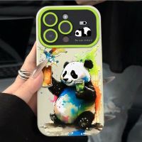 SNJNK MALL เคส ไอโฟน หน้าต่างใหม่ของ Tuya Panda เหมาะสำหรับเคสโทรศัพท์มือถือ Apple 14promax iphone13pro12/11 soft 7p